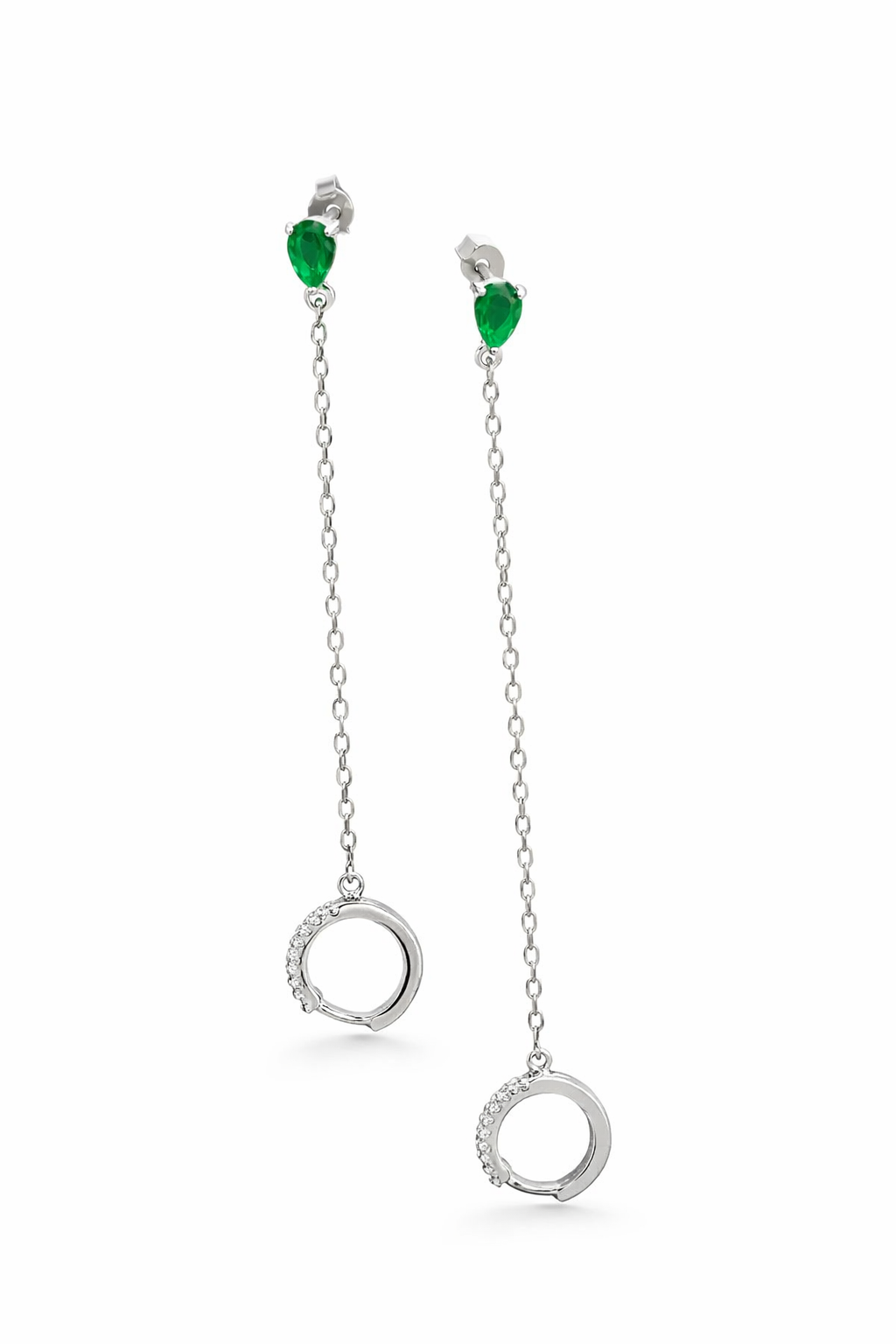 Emerald Drops Earrings