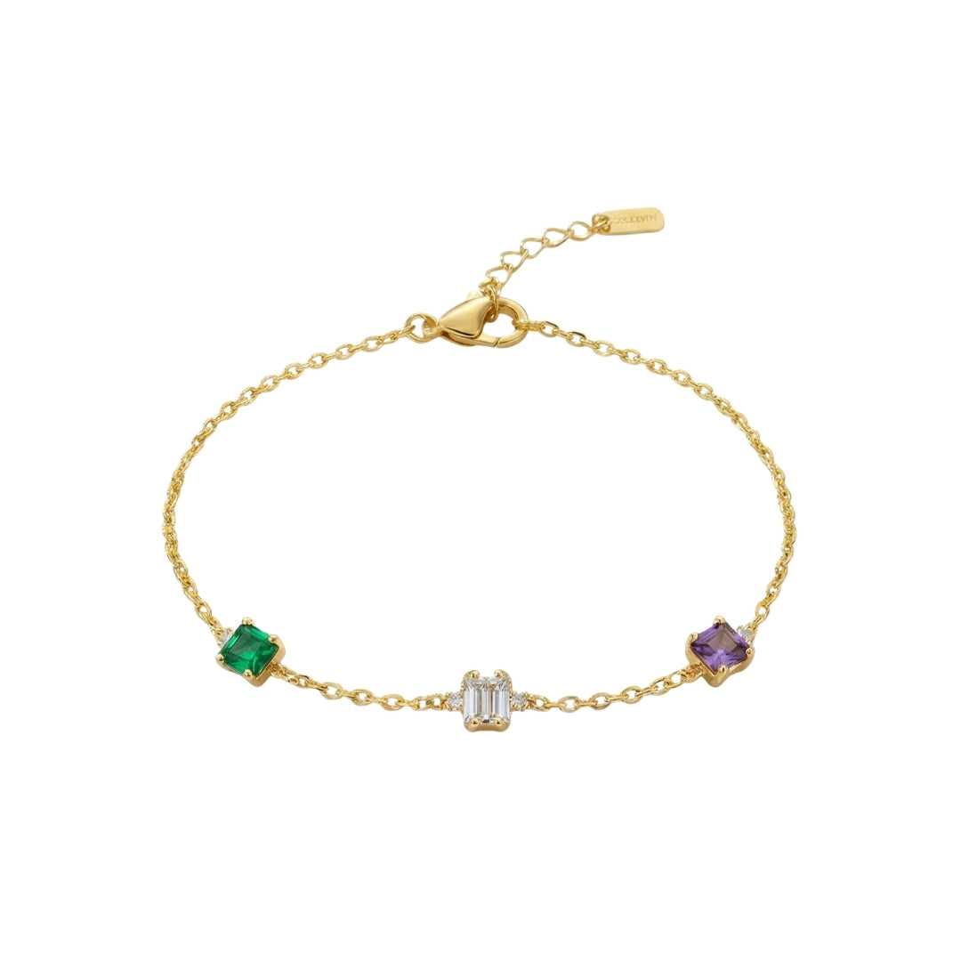 Triple Stone Bracelet