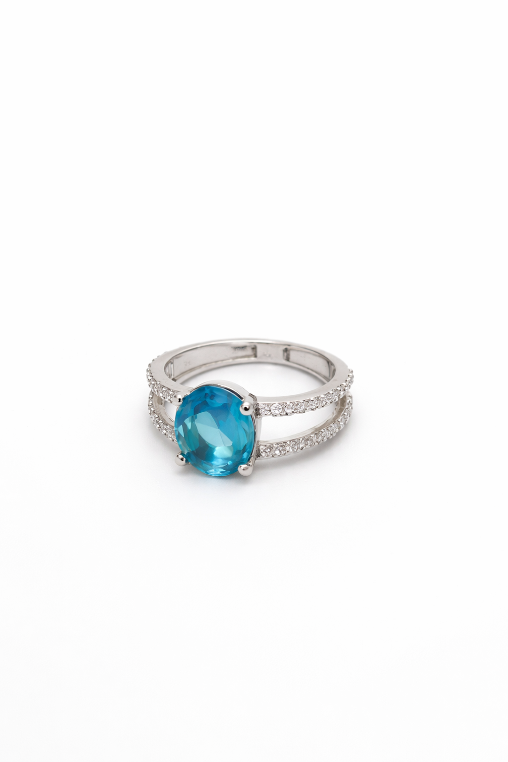 Aqua Pearl Ring