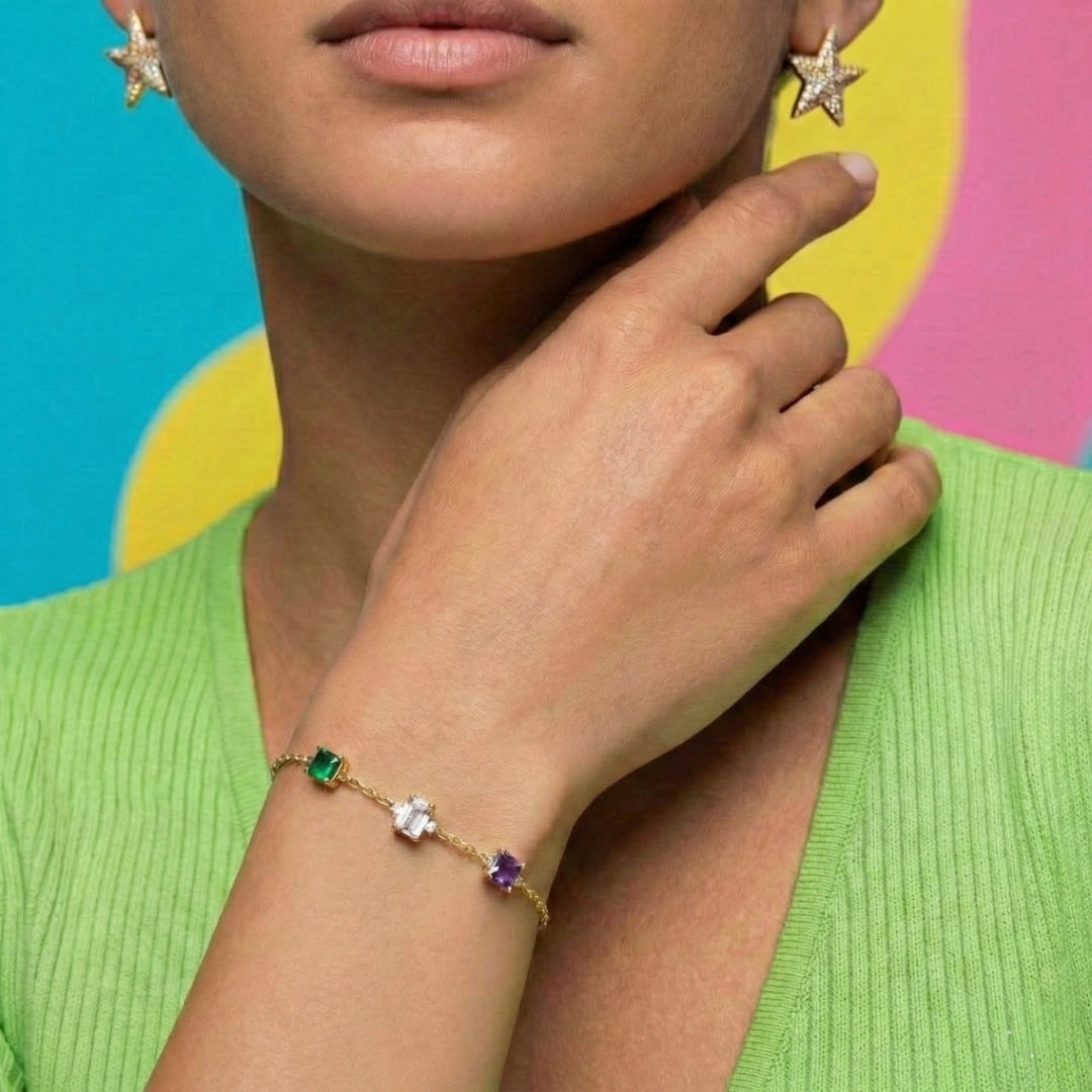 Triple Stone Bracelet
