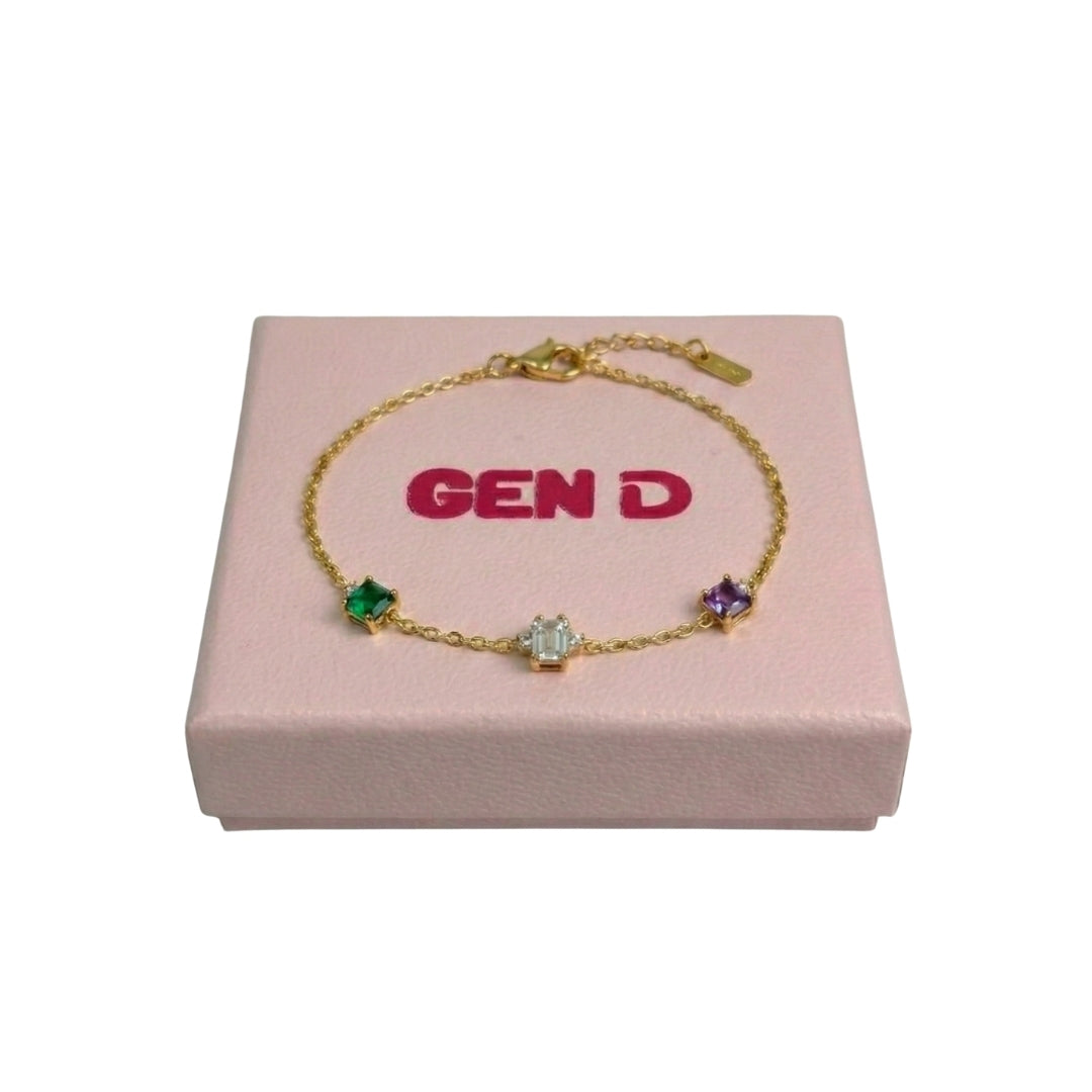 Triple Stone Bracelet