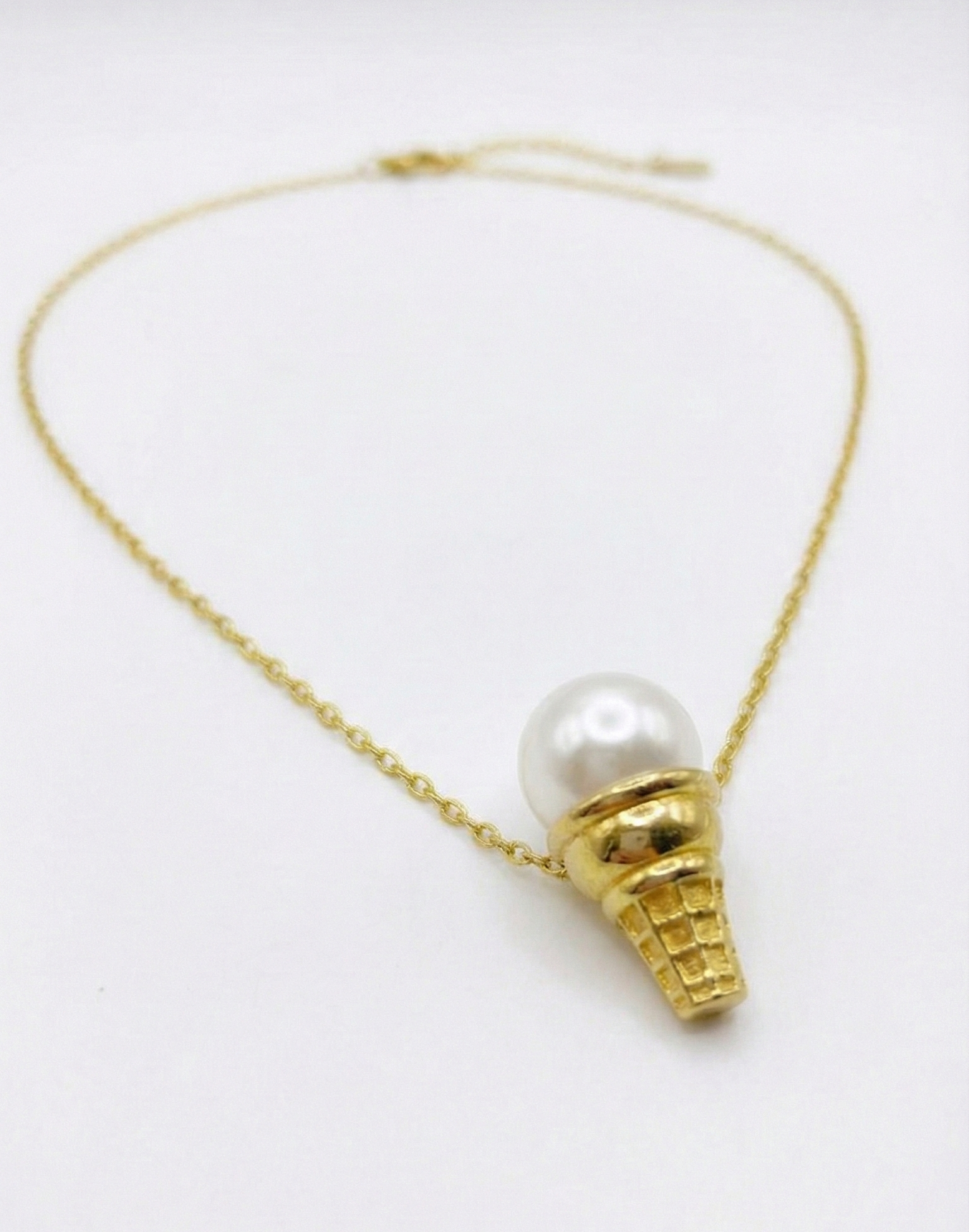 Ice Cream Cone Necklace