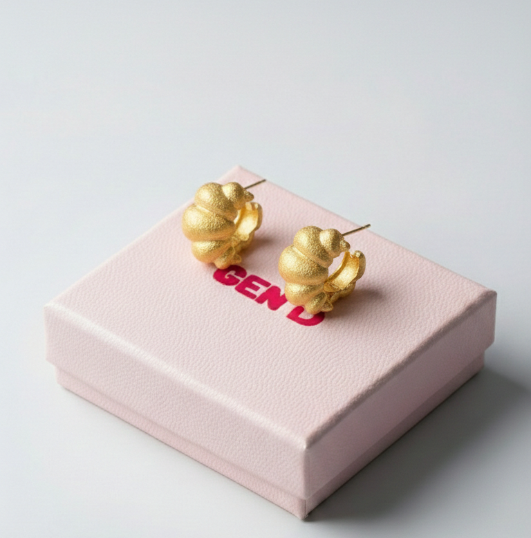 Croissant Earrings